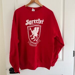 Sprecher Red Sweatshirt